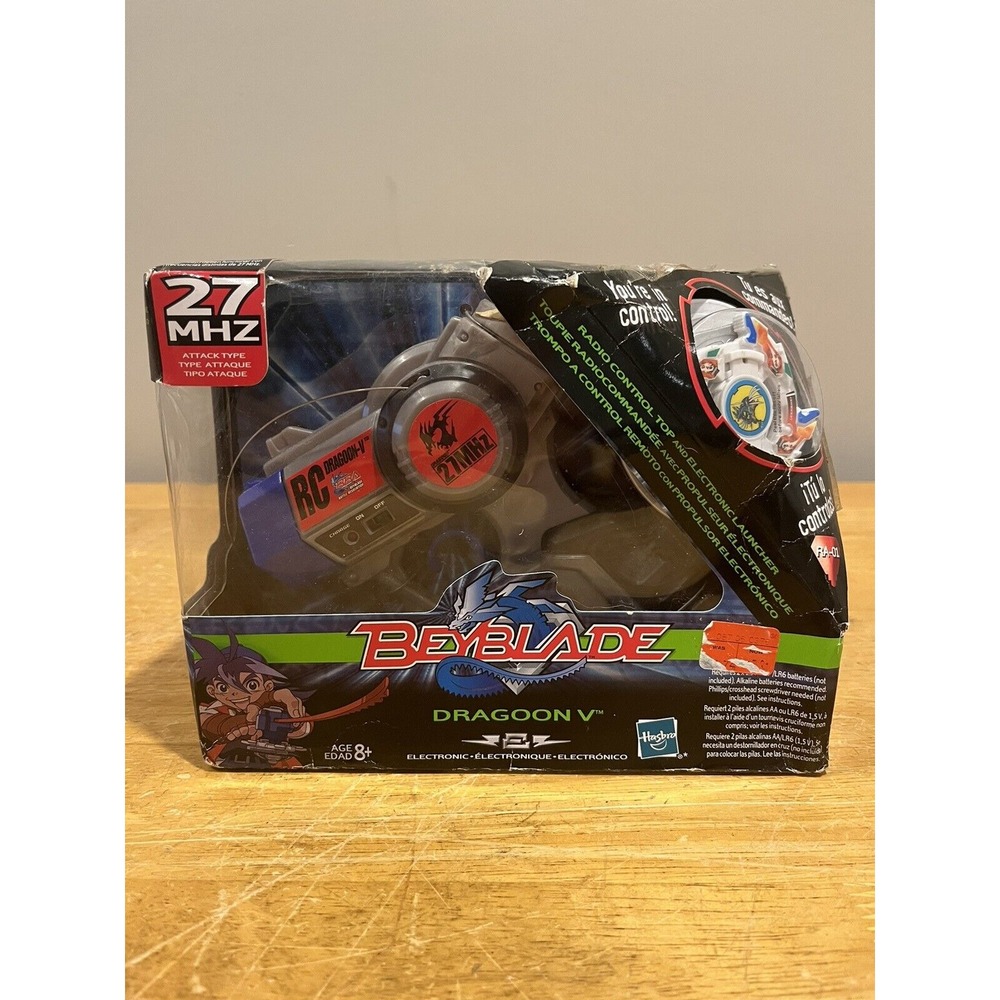 BEYBLADE® VFORCE DRAGOON V™ with Electronic Launcher -‎ OLD GEN- Damaged Box